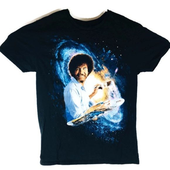 Bob Ross Other - Bob Ross Galaxy Short Sleeve Graphic Tee